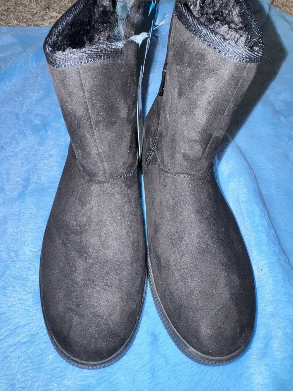 Cat & Jack 093 09 4135 Girls Black Boots Size US 5 NWT